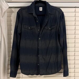 GAP Dark Indigo Denim Shirt